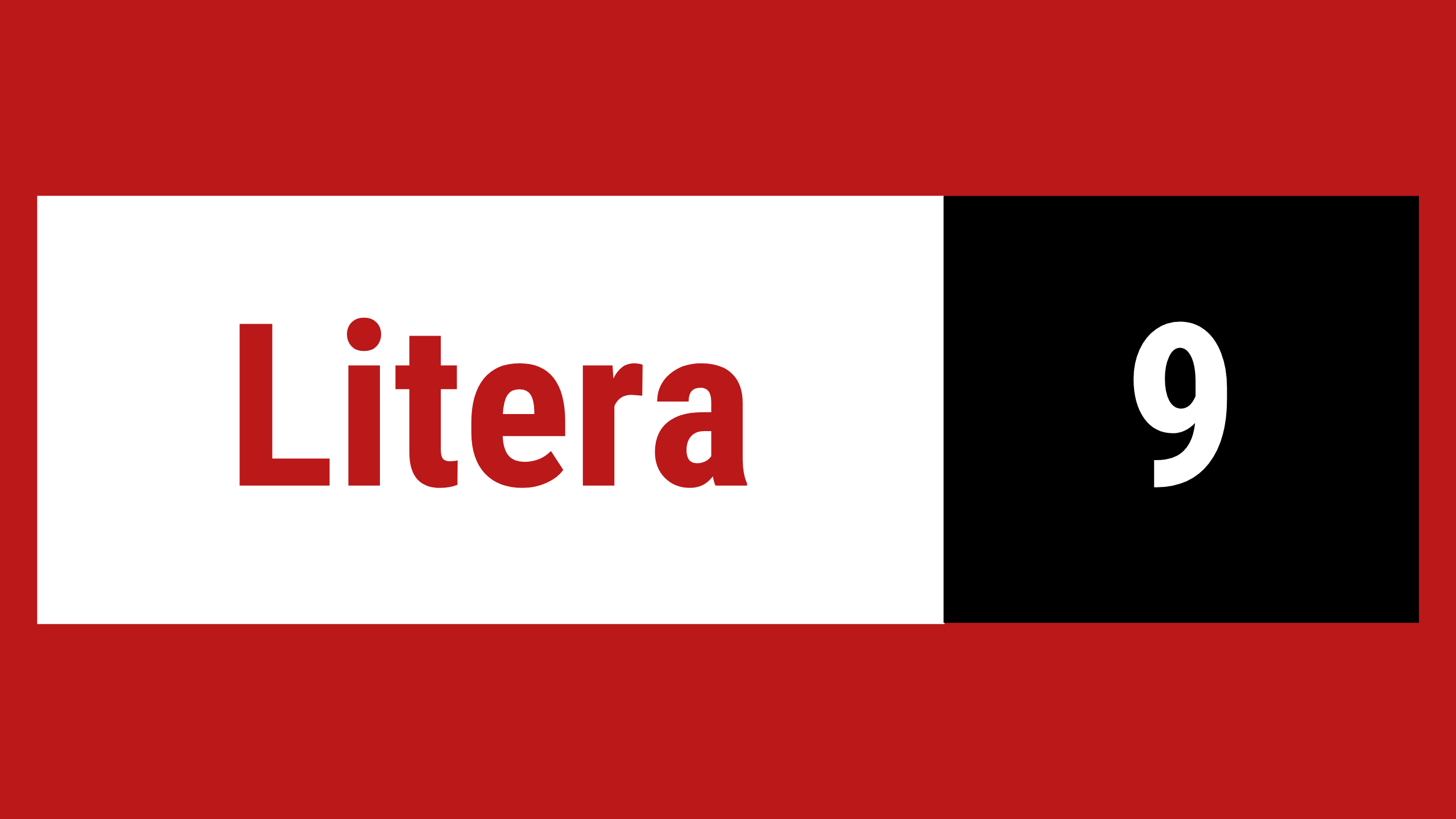 Litera 9 logo Litera 9 logo